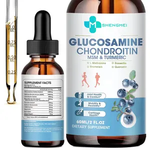 OEM/ODM High Potency Glucosamine Chondroitin MSM Liquid Drops Vitamins Liquid Supplement