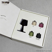 Boîte d'emballage personnalisée en carton pour cire fondante avec insert découpé, boîte cadeau rigide pour bougies d'aromathérapie, expédition e-commerce