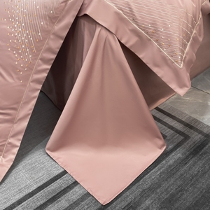 Parures de Housse de Couette en Coton à Broderie Personnalisée Avec Taie(s) d'Oreiller Pour Hôtel et Maison - Product Image 5