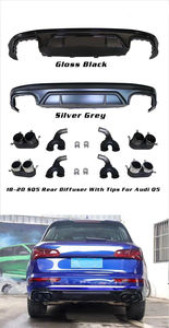 Diffusore Posteriore Stile SQ5 per Audi Q5 2018-2021, con Terminali di Scarico, Modello Sline - Product Image 5