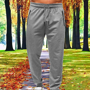 Pantalones Jogger Clásicos para Hombre, Bordados, Forrados de Felpa, Transpirables, de Cintura Media, Corte Recto, Estilo Cargo, Deportivos, Casuales, Largos, Ajustados - Product Image 2