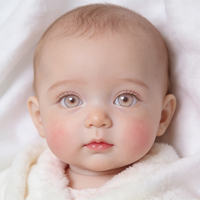 Poupée Bébé Reborn R&B 18 pouces 46 cm, petite fille réaliste, douce et mignonne, poupée bébé réaliste nouveau-né