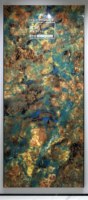 Comptoirs en granit émeraude poli de luxe, modernes et de grande taille, pour table à manger extérieure, design mural en pierre, garantie 5 ans
