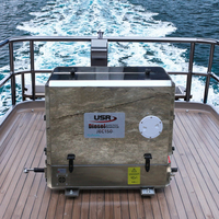 Kleine 10KW 20KW 30KW Fischer Panda Marine Aggregat Wechsel richter Meersalz Wasser gekühltes Yacht boot Marine Diesel Generatoren
