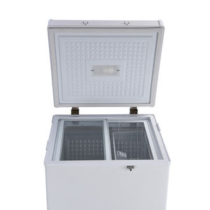 Congélateur <span class=keywords><strong>coffre</strong></span> solaire à porte unique de qualité supérieure 12/24V <span class=keywords><strong>100L</strong></span> avec compresseur DC pour poisson, poulet, bœuf <span class=keywords><strong>congel</strong></span>és - Product Image 4