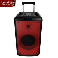 Speaker Aktif Akustik 3 Way High Class Trolley Guitar Flame Jb RGB POWERFUL Single 12 Inch BT Wireless Audio Komputer