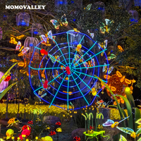 Guirlande lumineuse LED Momovalley en forme de toile d'araignée pour Halloween, IP65, blanc chaud, 1m, Ra80, durée de vie 50 000 heures, décoration