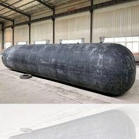 Airbags haute pression en caoutchouc renforcé de cordes multicouches pour les projets de lancement de caissons de chantier de levage lourd de bateaux, certifiés CCS