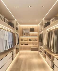 MDF Bedroom Furniture Modern Wood Design <b>Wardrobes</b> Closet Clothes Storage Cabinet Dressing Table <b>Wardrobe</b> - Product Image 6