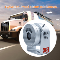 Caméra de sécurité industrielle HD 1080p anti-explosion pour véhicule, étanche IP67 avec vision nocturne et boîtier en acier inoxydable