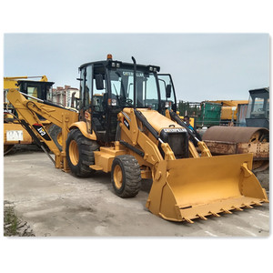 Chargeuse sur pneus d'occasion CAT 416E 420F 420E 420F2 428F de haute qualité, 6 tonnes, avec moteur et pompe hydraulique Nabtesco - Product Image 5