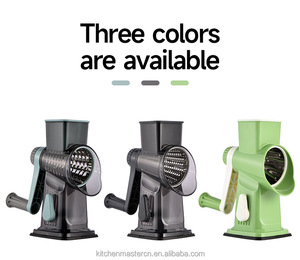 Nouvel outil de cuisine design, coupe-légumes, râpe à fromage rotative 3 en 1 sans BPA, râpe à zucchini, noix, légumes, trancheuse - Product Image 6