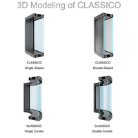 Cloison acoustique modulaire en verre, épaisseur 90 mm, cadre en aluminium, démontable, pour salle de réunion, extérieur, école, gymnase, installation facile, insonorisation