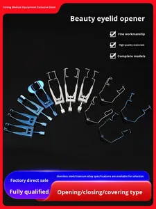 Dilator Pelindung Bulu Mata Manual dari Baja Tahan Karat dan Paduan Titanium, Spekulum Mata, Retraktor Kelopak Mata untuk Bedah Oftalmik - Product Image 6