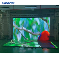 Écran LED publicitaire pliable et flexible à défilement en cascade pour affichage vidéo