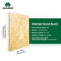 Panneau OSB à haute résistance à la compression, panneau OSB3 en aggloméré de 12 mm d'épaisseur, base pour bois massif de 4 mm dans les revêtements de sol en bois d'ingénierie