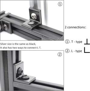China Manufacturer 6001 <strong>2</strong> Hole Inside Corner <strong>Bracket</strong> 2020 2020 Series L Shape <strong>Bracket</strong> <strong>for</strong> Aluminum Profile - Product Image 5