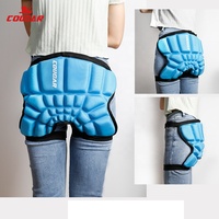 Cougar Factory Coussinets de protection de hanche professionnels souples en EVA pour enfants, absorption des chocs, durables pour le roller en ligne