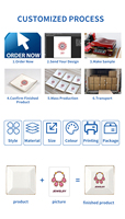 Plateau de rangement moderne pour bijoux, en céramique, personnalisable par sublimation, forme carrée arrondie de 4,5 pouces, pour collier, boucles d'oreilles, mini-plat