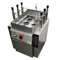 Équipement de cuisine commercial du fabricant RKMF-PS166, machine à cuire les nouilles automatique en acier inoxydable à 6 têtes
