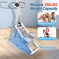 Bestgym Escaladeur de marche pliable, capacité 150 kg, usage domestique, construction en acier et plastique, garantie 1 an