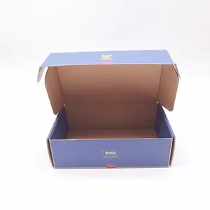 Wholesale Foldable Corrugated Cardboard Packaging Apparel Hat White Kraft Mailer Shipping Box