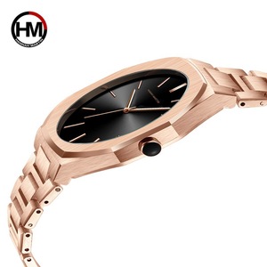 Hanna Martin – montre à mouvement japonais, étanche à la main, simple, octogonale, en acier inoxydable, avec ceinture, 2023, HM-1401 - Product Image 3