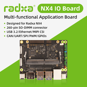 Carte de développement embarquée NX4 IO, carte porteuse spéciale pour le module IA Radxa NX4 - Product Image 5
