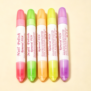 ปากกาล้างเล็บ 5 สี ปลอดสารพิษ เติมได้ ใช้ล้างคราบสีเล็บ ลบคราบเลอะ ดูแลเล็บ - Product Image 1
