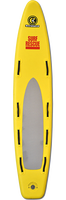 Tablero de rescate inflable profesional Tecnología de punto de caída Equipo de salvamento de emergencia portátil SUP