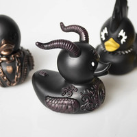 Punk Rock caoutchouc cadeau canard assorti en vrac flottant canard pour Halloween décor enfants bébé bain douche fête faveurs