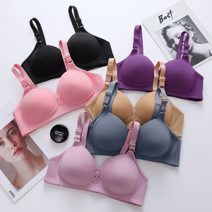 Soutien-gorge sans armatures push-up grande taille HUANGCAO, fin et brillant, <span class=keywords><strong>à</strong></span> 3 rangées de crochets, bonnets larges, maintien latéral - Product Image 2