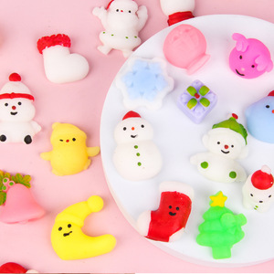 Mochi de Noël à presser en gros, jouets anti-stress Mochi Squishy de Noël - Product Image 4