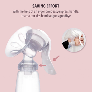 Collecteur de lait maternel portable de 150 ml, pompe manuelle en silicone mains libres <span class=keywords><strong>pour</strong></span> l'allaitement - Product Image 4