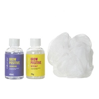Ensemble de mini spa pour le bain en gros d'usine, contenant du sel de bain, du gel douche et une éponge pour adolescents