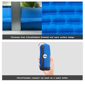 Almohadilla de dormir de TPU con forma de momia de nailon 40D para colchoneta de Camping, colchón de aire ultraligero, colchoneta inflable impermeable para dormir - Product Image 4