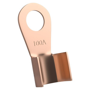 Ot-100A Open Type Copper Lug 100A 8mm Hole Pure Copper <b>Terminal</b> Block Anti Oxidation Durable - Product Image 2