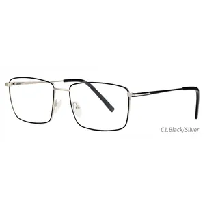 Erkekler için sıcak satış moda toptan gözlük metal gözlük çerçeveleri gözlük çerçeveleri