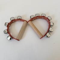 Professional Kids Baby Music Enlightenment Leather 5/7 Bells Jingle Early Education Christmas Atmosphere Music