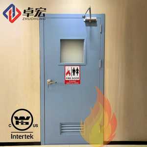 Portes coupe-feu commerciales au design moderne, résistantes au feu, en acier estampé, surface finie, pour usage en centre commercial, classe <span class=keywords><strong>2</strong></span> - Product Image 5