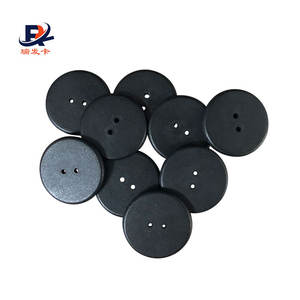 Resistente al calor PPS Ropa de lavandería Lavable 13,56 MHz Etiqueta de botón RFID de lavandería con 16mm 20mm 22mm - Product Image 4