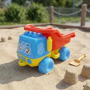 รถบรรทุกของเล่นเด็ก TOYBOLA รุ่น TB-1001 รถก่อสร้างพลาสติกสำหรับเล่นทราย ชายหาด และกลางแจ้ง บรรจุในถุงตาข่าย เหมาะสำหรับเด็กทุกเพศ - Product Image 3