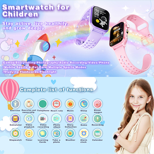 Reloj Inteligente G71, Monitor de Actividad Física, Juegos Educativos para Niños Pequeños, Linterna, Reloj Inteligente para Niños con Cámara - Product Image 2
