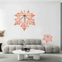 Early Riser Explosive Creative DIY Home Wall Decor Grande Feuille D'érable Holographique Silicone Moule Moderne Abstrait Mur Décoratif