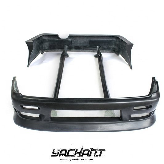 Yachant FRP Fiber Glass 1988-1994 A31 Cefiro DRIFT Body Kit Front Bumper Side Skirts Rear Bumper-Protection Decoration 100%