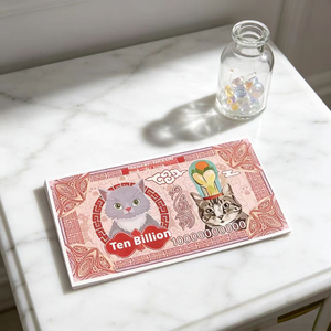 Denaro dell'Inferno Colorato per Commemorazione Animali Domestici, Carta Sacra per il Cielo e la Terra, Banca degli Animali Domestici, Offerta Funeraria da Bruciare, Dieci Miliardi, Facile da Accendere, Basso Fumo - Product Image 2