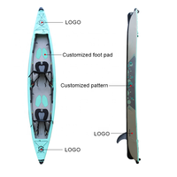 Kayak et planche à pagaie gonflables, kayak de pêche à bas point de chute, bateau à rames