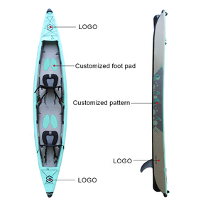 Kayak et planche à pagaie gonflables, kayak <span class=keywords><strong>de</strong></span> pêche à bas point <span class=keywords><strong>de</strong></span> chute, <span class=keywords><strong>bateau</strong></span> à rames - Product Image 5