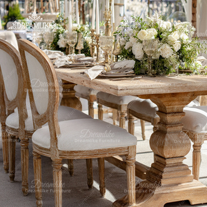 Nhà Máy Bán Buôn Tiệc Đảng Bảng Và Ghế Bàn Đám Cưới Bằng Gỗ Rắn Gỗ Phong Cách Cho Đám Cưới - Product Image 2