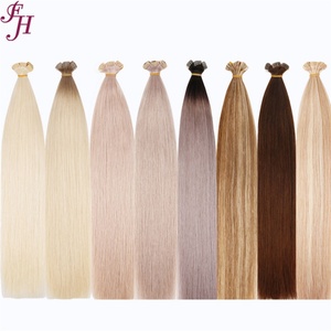 FH เทปกาวสองชั้นสำหรับต่อผมมนุษย์ผมตรงยาวธรรมชาติติดฉลากส่วนตัว - Product Image 2